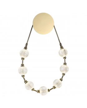 5008/25WL L-VISION ODL23 421 золотой/прозрачный/металл/акрил Бра LED 25W 4000K 1555Лм CRYSTAL-foto5