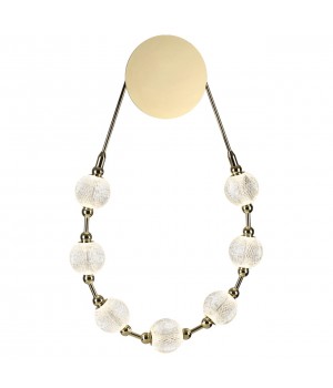 5008/25WL L-VISION ODL23 421 золотой/прозрачный/металл/акрил Бра LED 25W 4000K 1555Лм CRYSTAL-foto5