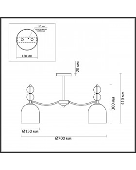 5235/5C MODERNI LN23 хром Люстра потолочная E27 5*40W 220V GILLIAN-foto2