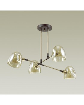 4434/4C MODERNI LN20 171 коричневый, латунь, стекло Люстра потолочная E14 4*40W 220V NOAH-foto4