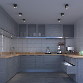 358491 OVER NT20 197 черный Светильник накладной IP20 LED 4000K 12W 220V ARUM-foto3