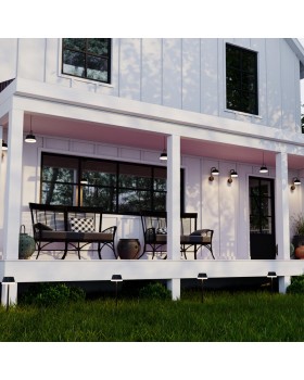 358459 STREET NT21 321 черный Ландшафтный подвесной светильник IP54 LED 4000K 10W 220V GONNA-foto3