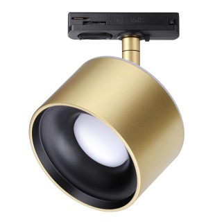 358975 PORT NT22 079 бронза св. Светильник трековый однофазный трехжильный с переключ. цв. температуры IP20 LED 3000К\4000К\6000К 12W вниз + 3W вверх-foto3