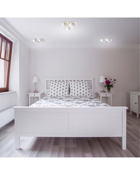 358246 SPOT NT19 225 хром Рамка декоративная к артикулам 357585-357587, 357589, 357909-357910, 37063 METIS-foto2