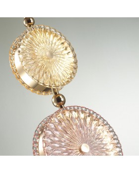 5412/13LA L-VISION ODL_EX23 8 золотой/желтый/розовый металл/стекло Подвес LED 13W 4000K CARAMELLA-foto6