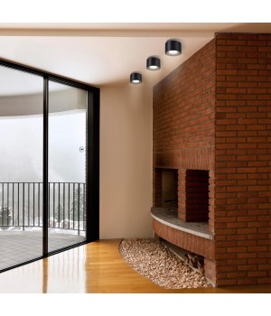 358476 OVER NT21 207 черный Светильник накладной IP20 LED 4000K 30W 200-260V RECTE-foto3