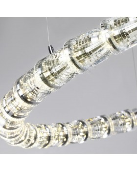 5010/129L L-VISION ODL23 423хром/прозрачный/металл/акрил Люстра подвесная LED 129W 4000K 3200Лм SERPA-foto6