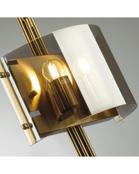 4895/2WA MODERN ODL_EX23 37 бронзовый/дымчатый/металл/стекло Бра E27 2*40W MARGARET-foto6