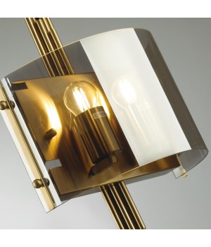 4895/2WA MODERN ODL_EX23 37 бронзовый/дымчатый/металл/стекло Бра E27 2*40W MARGARET-foto6