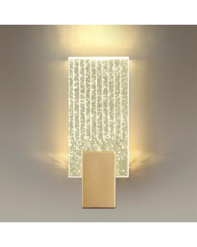 4362/5WL HIGHTECH ODL23 203 матовое золото/металл/стекло Настенный св-к IP20 LED 5W 218Лм 3000K RICCI-foto3