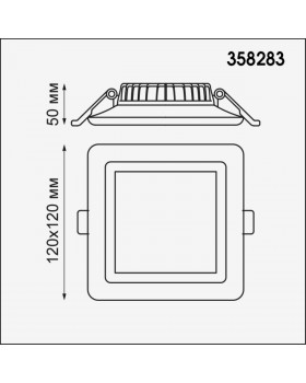 358283 SPOT NT19 236 белый Встраиваемый светильник IP20 LED 4000K 12W 85-265V JOIA-foto2