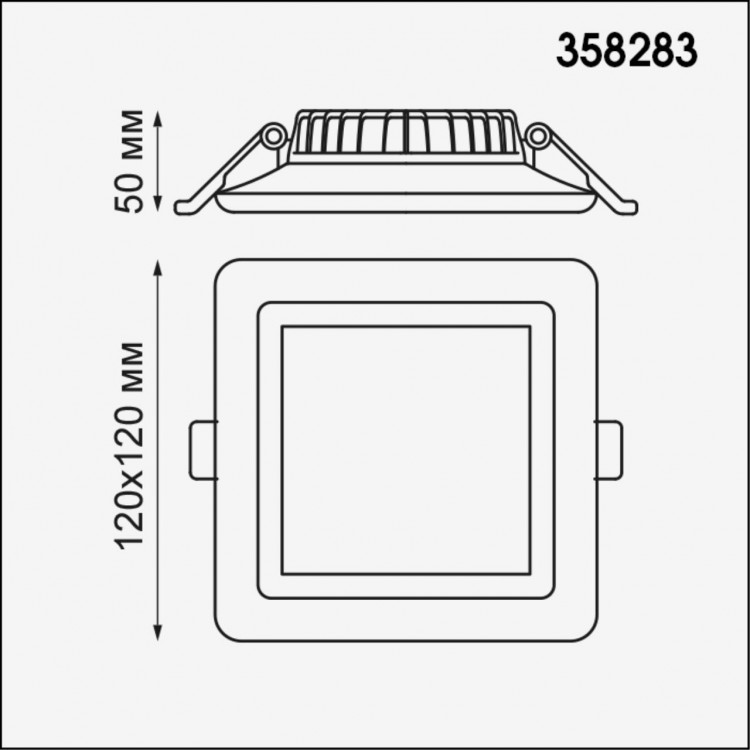 358283 SPOT NT19 236 белый Встраиваемый светильник IP20 LED 4000K 12W 85-265V JOIA