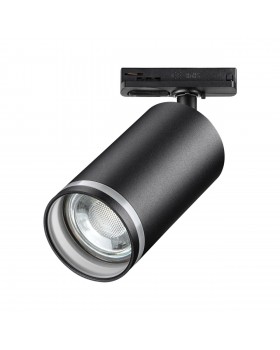 370877 PORT NT22 068 черный Светильник трековый однофазный двухжильный IP20 GU10 9W 220V ULAR-foto5