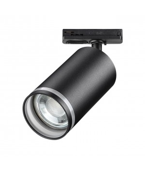 370877 PORT NT22 068 черный Светильник трековый однофазный двухжильный IP20 GU10 9W 220V ULAR-foto5