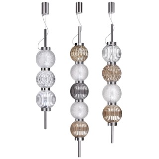 4273/3 MODERN ODL21 335 разноцв/стекл/никель/металл Подвесной светильник IP20 Е14 3*40W FRANCESCA-foto5