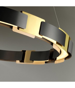 4991/80L L-VISION ODL23 381 черный/золотой/металл/акрил Люстра LED 80W 3000K FIERRO-foto6