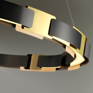 4991/80L L-VISION ODL23 381 черный/золотой/металл/акрил Люстра LED 80W 3000K FIERRO-foto6