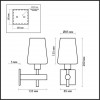 2149/1W DROPS ODL11 557 хром Бра IP44 G9 40W 220V BATTO