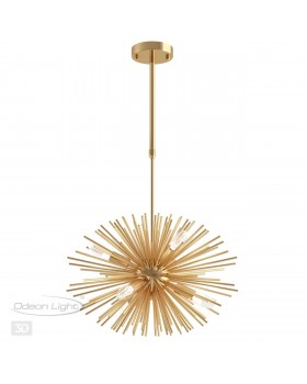 4662/6 MODERN ODL20 349 золотой Люстра E14 6*40W 220V KAVALLE-foto5