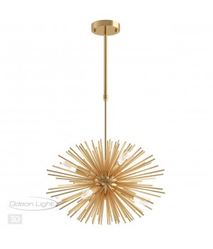 4662/6 MODERN ODL20 349 золотой Люстра E14 6*40W 220V KAVALLE-foto5