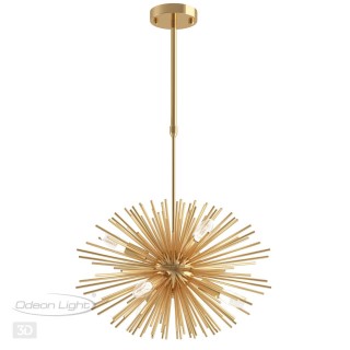 4662/6 MODERN ODL20 349 золотой Люстра E14 6*40W 220V KAVALLE-foto5