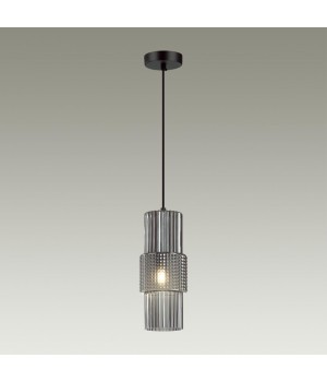 5016/1 MODERN ODL23 335 черный/дымчатый металл/стекло Подвес E14 1*40W PIMPA-foto3