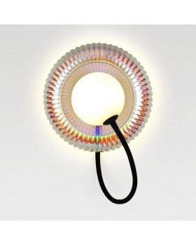 5013/1WB MODERN ODL23 511 черный/разноцветный/белый матовый металл/стекло Бра G9 LED 7W BUNY-foto4