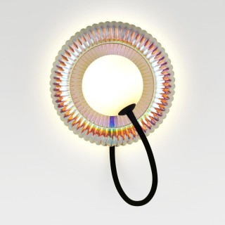 5013/1WB MODERN ODL23 511 черный/разноцветный/белый матовый металл/стекло Бра G9 LED 7W BUNY-foto4