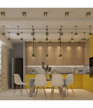 358670 OVER NT21 188 золото Светильник накладной светодиодный IP20 LED 4000К 12W 220V PATERA-foto3