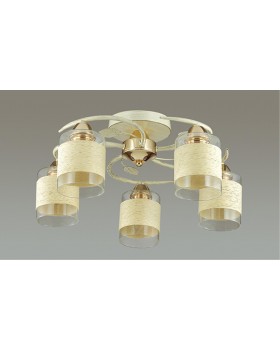 3029/5C COMFI LN16 063 золото, белый с золотой патиной Люстра потолочная E27 5*60W 220V FILLA-foto3