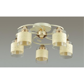 3029/5C COMFI LN16 063 золото, белый с золотой патиной Люстра потолочная E27 5*60W 220V FILLA-foto3