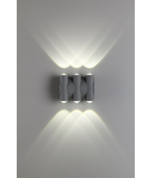 358567 STREET NT21 316 темно-серый Ландшафтный настенный светильник IP54 LED 4000K 6W 85-265V CALLE-foto4