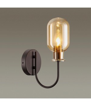 4700/1W COUNTRY ODL20 485 черный/бронзовый/янтарный Бра E14 1*40W GRIF-foto3