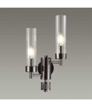 5275/2W CLASSI LN23 121 черный хром Бра E14 2*40W 220V KAMILLA-foto3