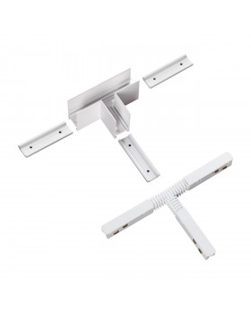 135125 SHINO NT21 043 белый Соединитель с токопроводом для шинопровода Т-образный IP20 48V FLUM-foto4