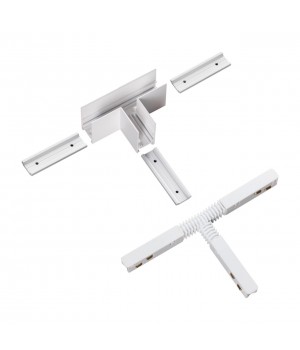 135125 SHINO NT21 043 белый Соединитель с токопроводом для шинопровода Т-образный IP20 48V FLUM-foto4