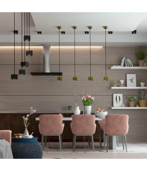 358672 OVER NT21 189 золото Светильник накладной светодиодный, провод 2м IP20 LED 4000К 12W 220V PATERA-foto3