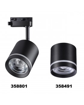 358801 PORT NT21 097 черный Светильник трековый однофазный трехжильный IP20 LED 15W 1300Лм 4000K 85-265V ARUM-foto4