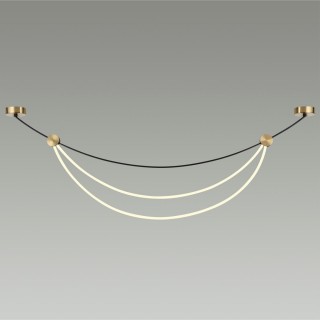 4378/65L HIGHTECH ODL23 221 черный/античная бронза/акрил/металл Подвесной светильник IP20 LED 65W 3250Лм 3000K GABI-foto3