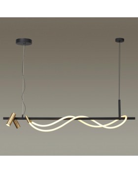 4397/30L HIGHTECH ODL23 103 черный/античная бронза/металл/канат Подвесной св-к IP20 LED 30W 1200Лм 3000K CORDA-foto3