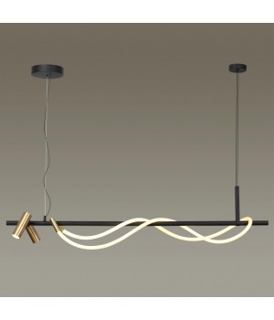 4397/30L HIGHTECH ODL23 103 черный/античная бронза/металл/канат Подвесной св-к IP20 LED 30W 1200Лм 3000K CORDA-foto3