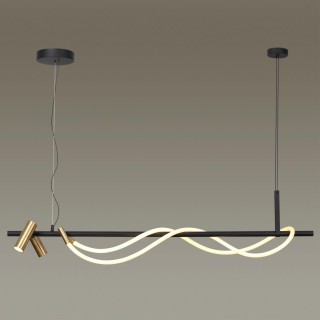 4397/30L HIGHTECH ODL23 103 черный/античная бронза/металл/канат Подвесной св-к IP20 LED 30W 1200Лм 3000K CORDA-foto3