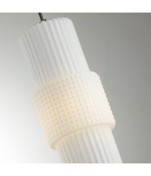 5017/1 MODERN ODL23 335 черный/белый матовый металл/стекло Подвес E14 1*40W PIMPA-foto5