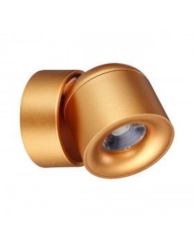 358810 OVER NT21 186 матовое золото Светильник накладной светодиодный IP20 LED 10W 850Лм 4000K 220V GESSO-foto6