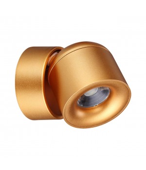 358810 OVER NT21 186 матовое золото Светильник накладной светодиодный IP20 LED 10W 850Лм 4000K 220V GESSO-foto6