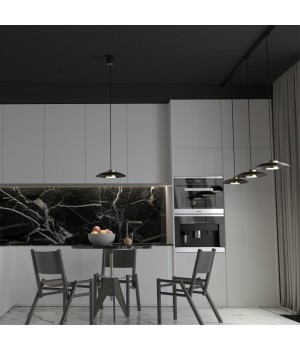 358592 PORT NT21 089 черный/золото Светильник трековый однофазный трехжильный, провод 1м IP20 LED 4000K 18W 220-240V PILZ-foto4