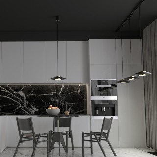 358592 PORT NT21 089 черный/золото Светильник трековый однофазный трехжильный, провод 1м IP20 LED 4000K 18W 220-240V PILZ-foto4