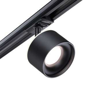 358974 PORT NT22 079 черный Светильник трековый однофазный трехжильный с переключ. цв. температуры IP20 LED 3000К\4000К\6000К 12W вниз + 3W вверх 110--foto6