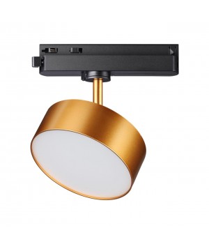 358757 PORT NT21 092 матовое золото Светильник трековый однофазный трехжильный IP20 LED 24W 4000K 2100Лм 100-265V PROMETA-foto4