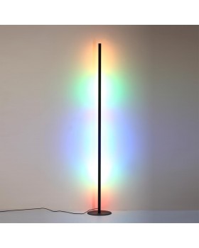 4335/32FL HIGHTECH ODL23 117 черный/акрил Напольный светильник RGBW управляемый с пульта, приложения Tuya, встроенный микрофон IP20 LED 32W 3000K FILL-foto4